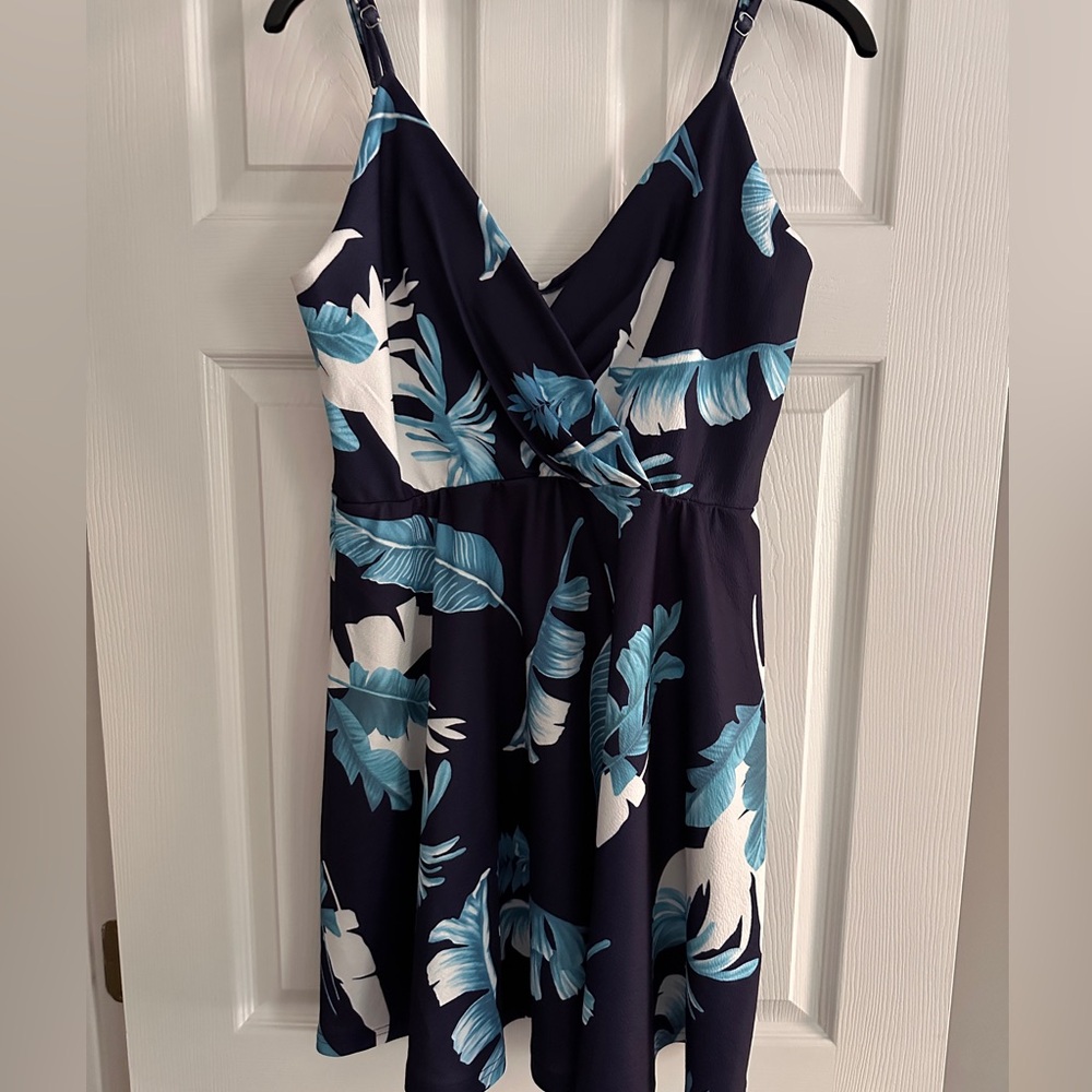 Tropical mini dress